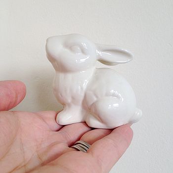 Ceramic Bunny Rabbit Decoration, 9 of 12