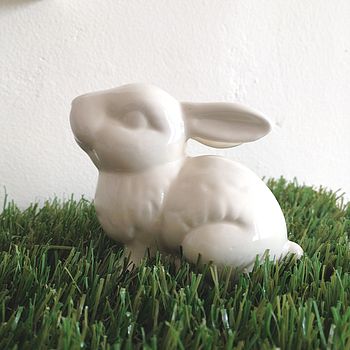 Ceramic Bunny Rabbit Decoration, 4 of 12