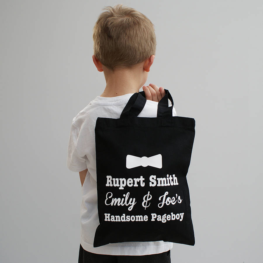 Personalised My Handsome Pageboy Shopper, 1 of 7