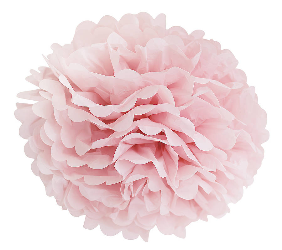 Pastel Coloured Paper Pom Pom By The Wedding of my Dreams ...