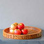 Personalised Fruit Bowl In Oak, thumbnail 6 of 9