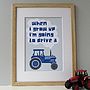 Personalised Tractor Print, thumbnail 5 of 10