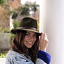 Olive Wool Felt Belted Hat, thumbnail 2 of 7