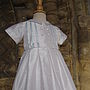 Boy's Christening Outfit 'Blue Gown/Romper', thumbnail 1 of 6