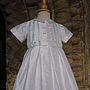 Boy's Christening Outfit 'Blue Gown/Romper', thumbnail 3 of 6