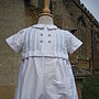 Boy's Christening Outfit 'Blue Gown/Romper', thumbnail 5 of 6