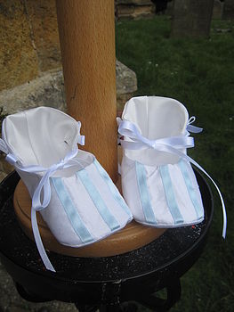 Boy's Christening Outfit 'Blue Gown/Romper', 6 of 6