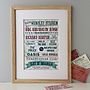Personalised Music Lovers Dream Gig Print, thumbnail 5 of 12