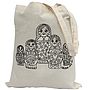 Colour In Russian Doll Tote Bag, thumbnail 2 of 5