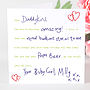 Personalised Handwritten Daddy And Child Card, thumbnail 2 of 4