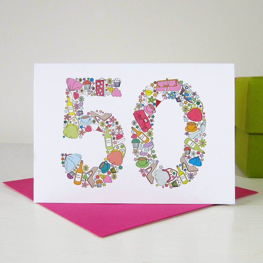 girlie things special birthday card by mrs l cards | notonthehighstreet.com