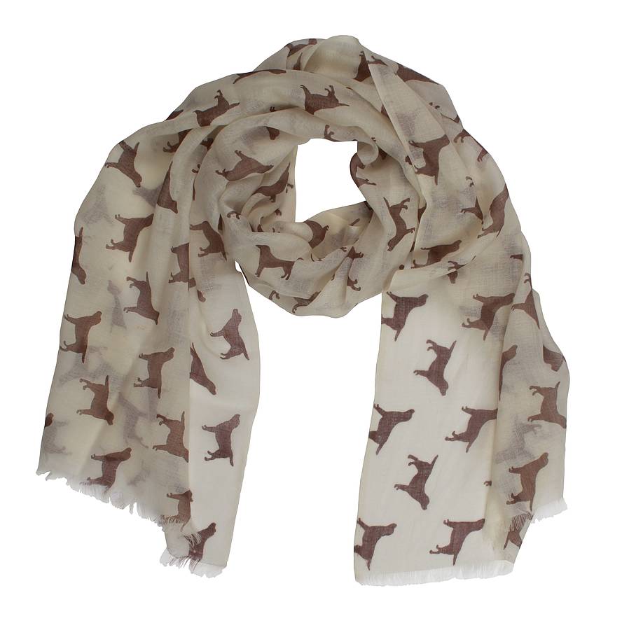 brown cashmere scarf