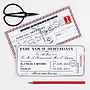 Personalised Birthday Travel Ticket, thumbnail 1 of 1