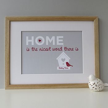 'Home Is The Nicest Word There Is' Print, 2 of 12