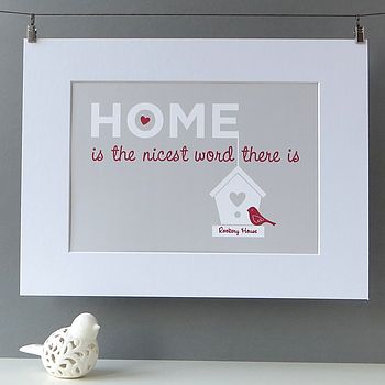 'Home Is The Nicest Word There Is' Print, 4 of 12