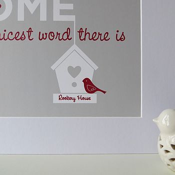 'Home Is The Nicest Word There Is' Print, 5 of 12