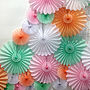 Tissue Paper Party Fan Decoration, thumbnail 2 of 9
