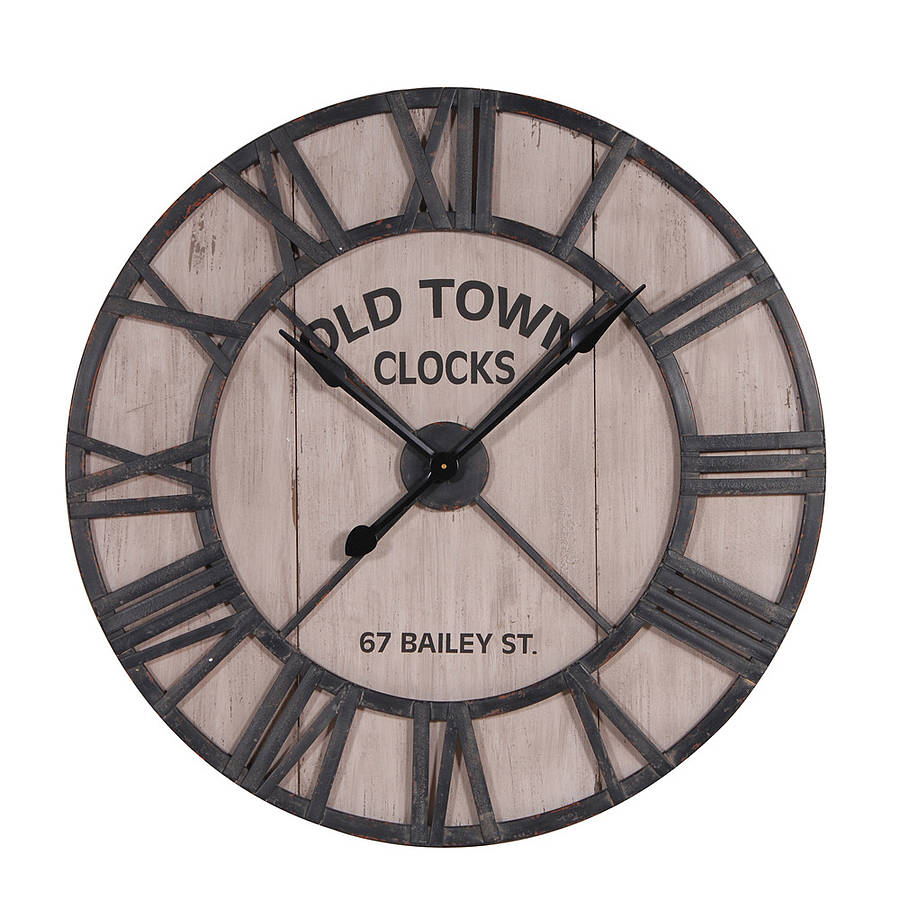 old town clock by the orchard