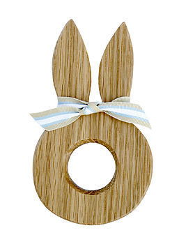 Wooden Oak Bunny Ears Egg Cup | Gift Boxed, 3 of 4