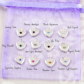 J + S Jewellery Bracelets Add On Birthstone Charms, 8 of 11