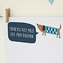 12 Personalised Blue Dog Thank You Cards, thumbnail 2 of 2
