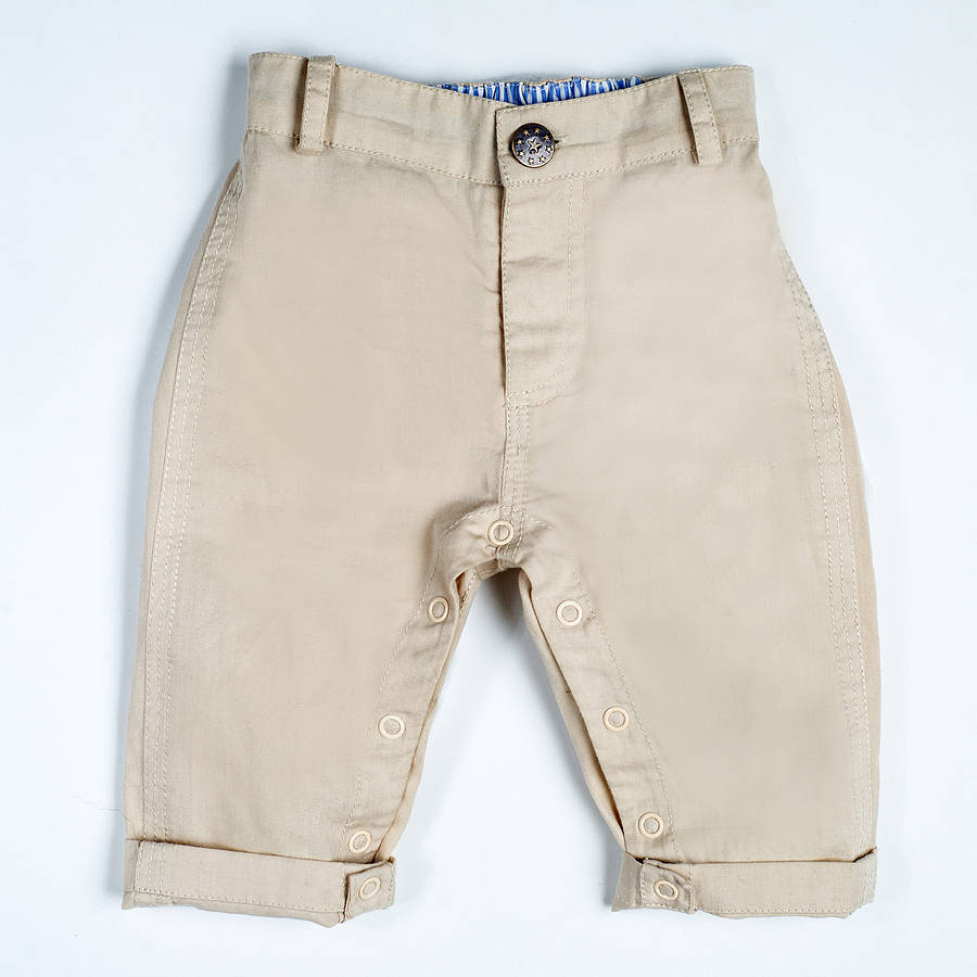 Boys Chino Trousers By My 1st Years | notonthehighstreet.com