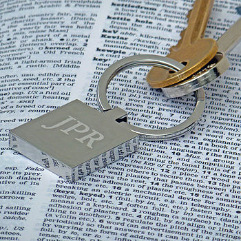 Personalised Initials Keyring, 4 of 6