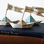 Personalised Handmade Paper Boat In A Bottle, thumbnail 8 of 11
