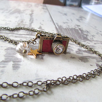 Vintage Style Camera Necklace, 7 of 8