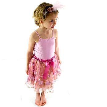 Pink Embroidered Tutu Skirt, 4 of 5