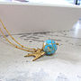 Small World Gemstone Globe Necklace, thumbnail 6 of 10