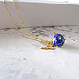 Small World Gemstone Globe Necklace, thumbnail 9 of 10