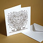 Cat Lovers Heart Card, thumbnail 1 of 3