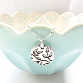 Silver Leaves Necklace, 2 of 3