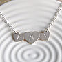 Personalised Silver Love Hearts Necklace, thumbnail 3 of 5