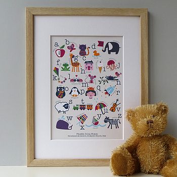 Children's Alphabet Print Personalised, 4 of 9