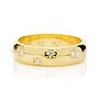 Fairtrade 18ct Gold Diamond Star Wedding Ring, thumbnail 3 of 5