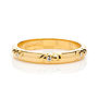 Fairtrade 18ct Gold Diamond Flower Ring 3mm, thumbnail 3 of 5