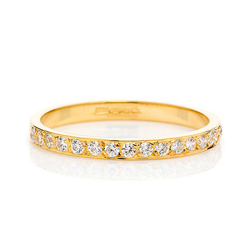 Fairtrade Eternity Half Diamond Cherish Ring, 5 of 6