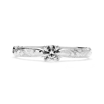 Athena Ethical Fairtrade Engraved Engagement Ring, 5 of 9