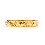 Fairtrade 18ct Gold Engraved Wedding Ring 3mm, thumbnail 3 of 5