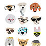 Dogs With Glasses Print, thumbnail 2 of 2