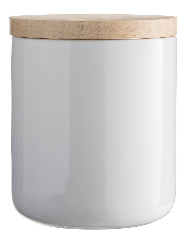 Ceramic Storage Jars With Wooden Lids By Horsfall Wright