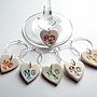 Personalised Wine Glass Charms, thumbnail 2 of 8