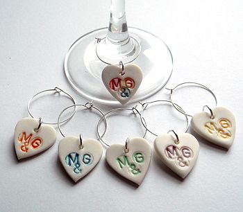 Personalised Wine Glass Charms, 2 of 8