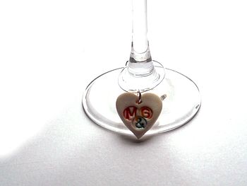 Personalised Wine Glass Charms, 6 of 8