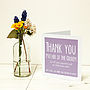 Personalised Wedding Parents Thank You Card, thumbnail 5 of 5