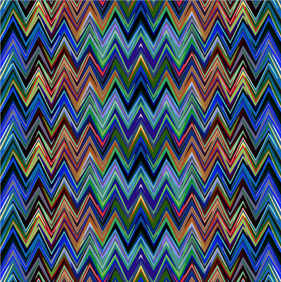 Zig Zag  Fabric By The Metre By Colour And Form  