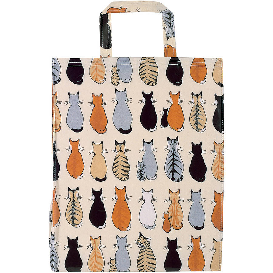 Cats In Waiting Pvc Medium Bag By Ulster Weavers