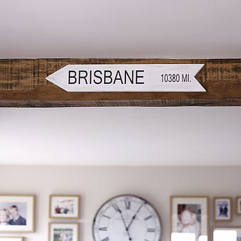 Personalised Distance Location Sign, 2 of 4